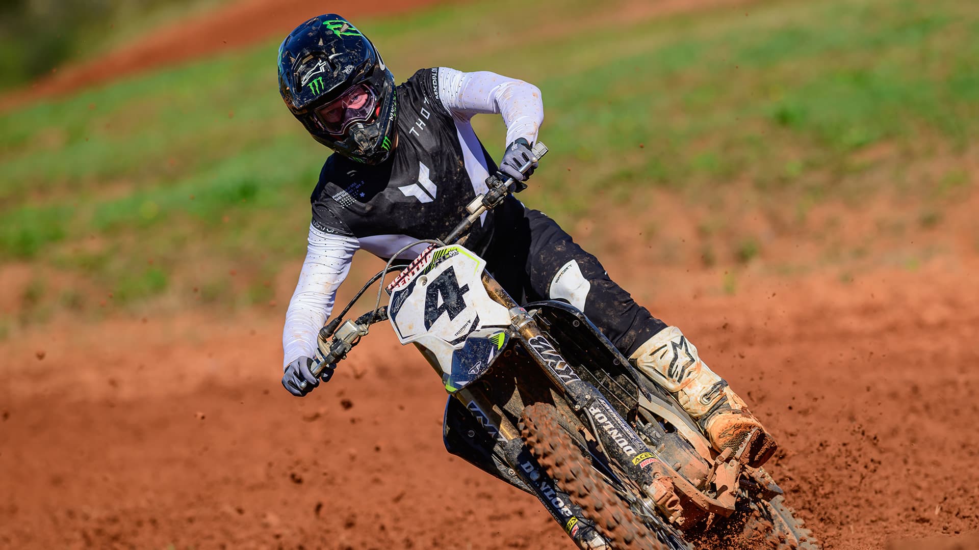 Mikkel Haarup riding a TF 450-RC